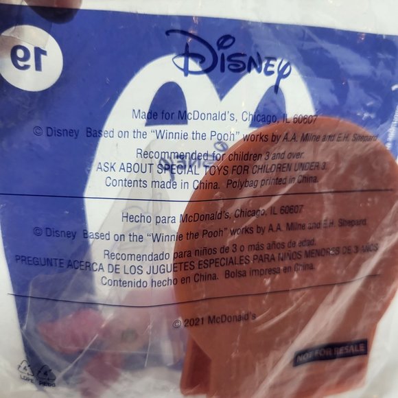 NEW 2021 McDONALD'S WALT DISNEY WORLD 50th ANNIVERSARY HAPPY MEAL TOY #19 Piglet - Picture 6 of 6